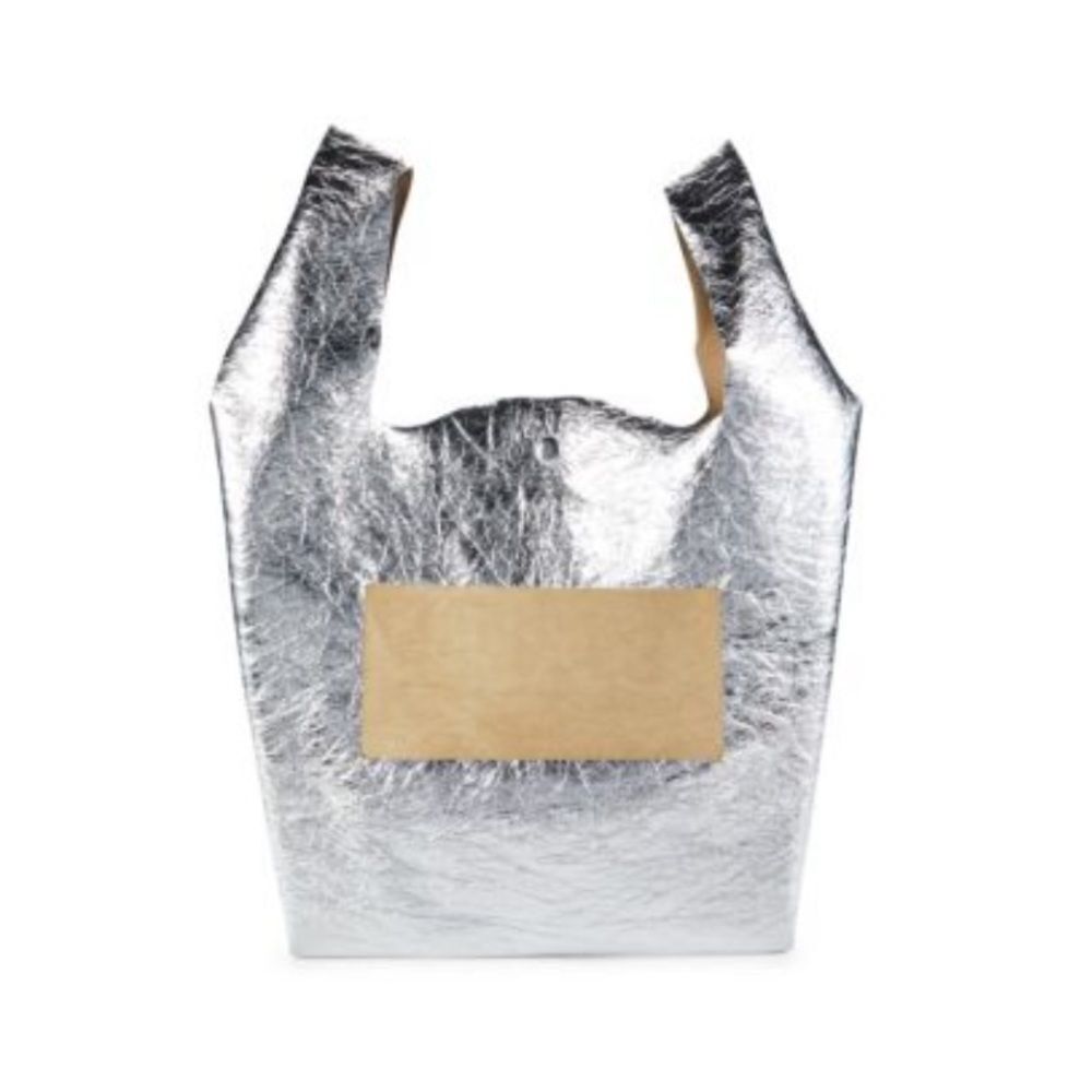 MM6 Maison Margiela
2-Piece Metallic Textured Tote with Pouch Set Brand New - Picture 1 of 3